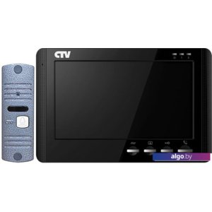 Комплект видеодомофона CTV DP1704MD (черный)