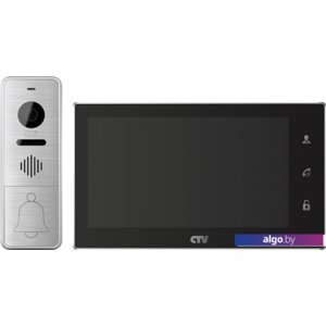 Комплект видеодомофона CTV DP4706AHD (черный)