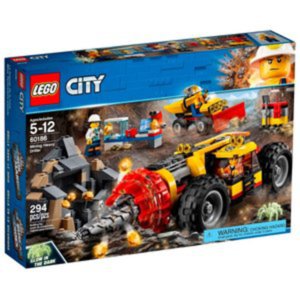 Конструктор LEGO City 60186 Тяжелый бур для горных работ