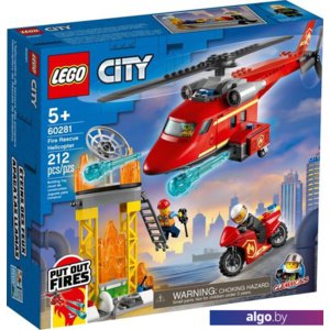 Конструктор LEGO City 60281 Спасательный пожарный вертолёт