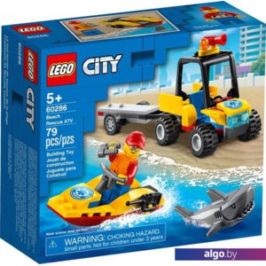 Конструктор LEGO City 60286 Пляжный спасательный вездеход