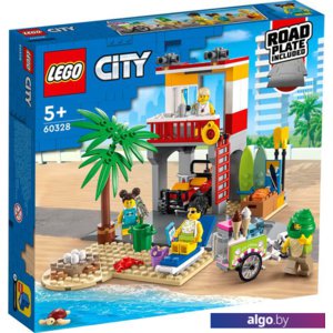 Конструктор LEGO City 60328 Пост спасателей на пляже