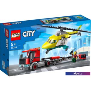 Конструктор LEGO City 60343 Грузовик для спасательного вертолета