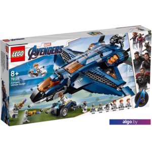 Конструктор LEGO Marvel Super Heroes 76126 Модернизированный квинджет Мстителей