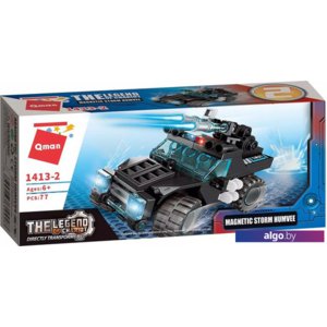 Конструктор Qman The Legend Of Chariot 1413-2 Magnetic Storm Humvee