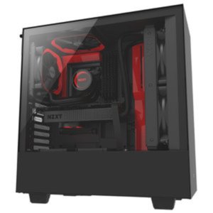 Корпус NZXT H500 (черный/красный)