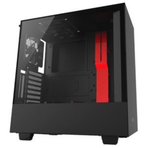 Корпус NZXT H500i CA-H500W-BR (черный/красный)