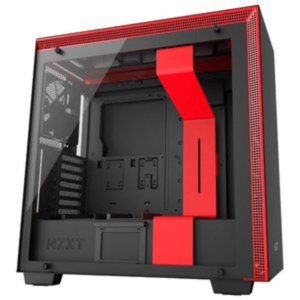 Корпус NZXT H700i (черный/красный)