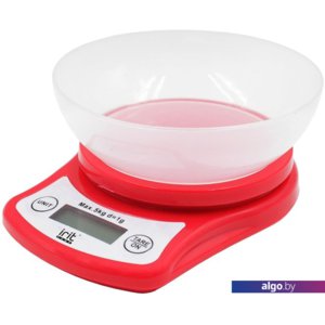 Кухонные весы IRIT IR-7116 (красный)
