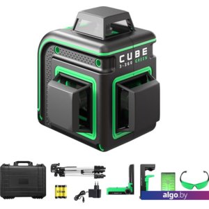 Лазерный нивелир ADA Instruments Cube 3-360 Green Ultimate Edition A00569