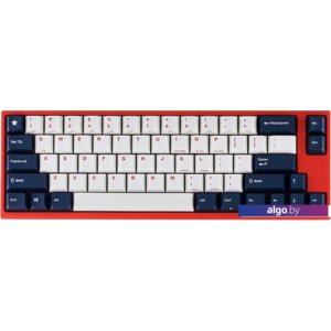 Клавиатура Leopold FC660M PD (красный/белый, Cherry MX Black, нет кириллицы)