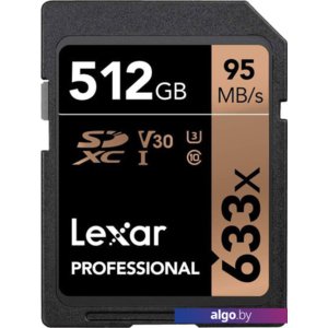 Карта памяти Lexar LSD512CBEU633 SDXC 512GB