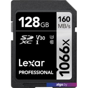 Карта памяти Lexar Professional 1066x SDXC LSD1066128G-BNNNG 128GB