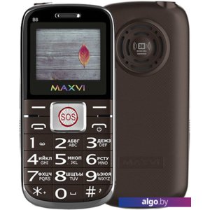 Мобильный телефон Maxvi B8 (коричневый)