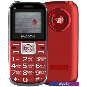 Мобильный телефон Maxvi B8 (красный)