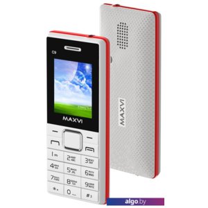 Мобильный телефон Maxvi C9 White-Red