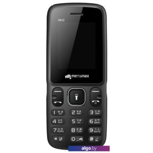 Мобильный телефон Micromax X412 (черный)