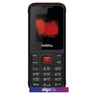 Мобильный телефон Nobby 110 (черный/красный)