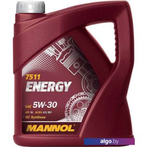 Моторное масло Mannol Energy 5W-30 API SL 5л