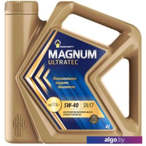 Моторное масло Роснефть Magnum Ultratec 5W-40 4л