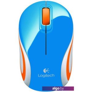 Мышь Logitech Wireless Mini Mouse M187 Blue-Orange (910-002738)