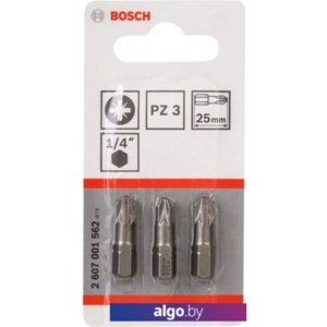 Набор бит Bosch 2607001562 (3 предмета)