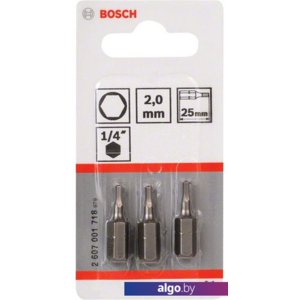 Набор бит Bosch 2607001718 3 предмета