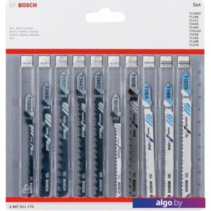 Набор оснастки Bosch 2607011170 (10 предметов)