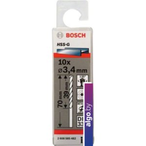 Набор оснастки Bosch 2608585482 (10 предметов)