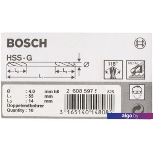 Набор оснастки Bosch 2608597588 (10 предметов)