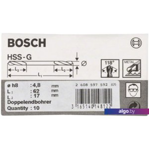 Набор оснастки Bosch 2608597592 (10 предметов)
