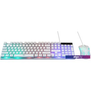 Клавиатура + мышь Nakatomi KMG-2305U (белый)