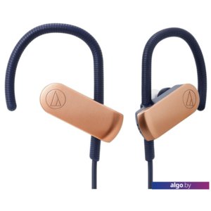 Наушники Audio-Technica ATH-SPORT70BT (синий/золотистый)