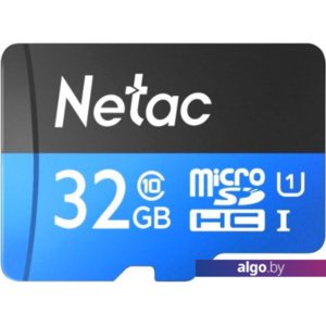 Карта памяти Netac P500 Standard 32GB NT02P500STN-032G-R + адаптер