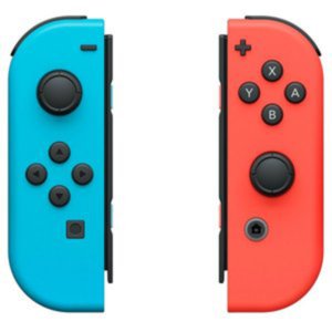 Набор геймпадов Nintendo Joy-Con (неоновый красный/неоновый синий)