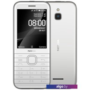 Мобильный телефон Nokia 8000 4G Dual SIM (белый)