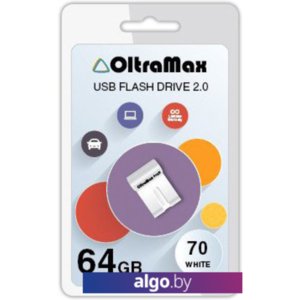 USB Flash Oltramax 70 64GB (белый) [OM-64GB-70-White]