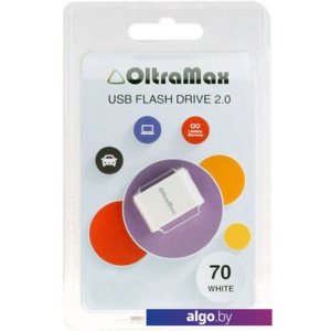 USB Flash Oltramax 70 8GB (белый)