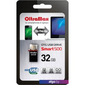USB Flash Oltramax Smart 500 32GB [OM032GB500SM-OTG]