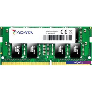 Оперативная память A-Data Premier 8GB DDR4 SODIMM PC4-21300 AD4S266638G19-S