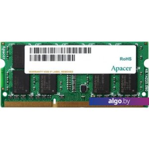 Оперативная память Apacer 8GB DDR3 SODIMM PC3-12800 78.C2GCT.4000C