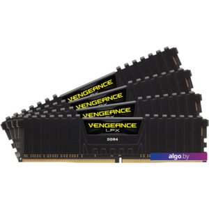 Оперативная память Corsair Vengeance LPX 4x16GB DDR4 PC4-25600 CMK64GX4M4C3200C16