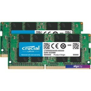 Оперативная память Crucial 2x4GB DDR4 SODIMM PC4-19200 CT2K4G4SFS824A