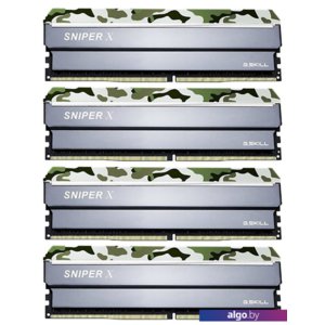 Оперативная память G.Skill Sniper X 4x8GB DDR4 PS4-19200 F4-2400C17Q-32GSXF