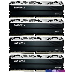 Оперативная память G.Skill Sniper X 4x8GB DDR4 PS4-19200 F4-2400C17Q-32GSXW