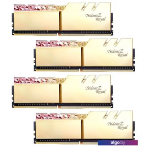 Оперативная память G.Skill Trident Z Royal 4x16GB PC4-25600 F4-3200C14Q-64GTRG