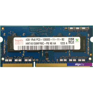 Оперативная память Hynix 4GB DDR3 SODIMM PC3-12800 [HMT451S6MFR8C-PB]