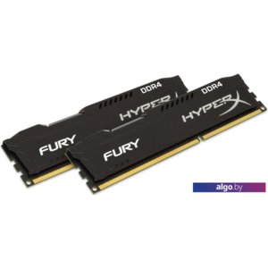 Оперативная память HyperX Fury 2x4GB DDR4 PC4-25600 HX432C18FBK2/8