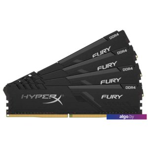 Оперативная память HyperX Fury 4x16GB DDR4 PC4-19200 HX424C15FB3K4/64