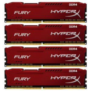 Оперативная память HyperX Fury 4x8GB DDR4 PC4-23400 HX429C17FR2K4/32